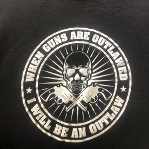 When guns are outlawed I will be an outlaw shirt